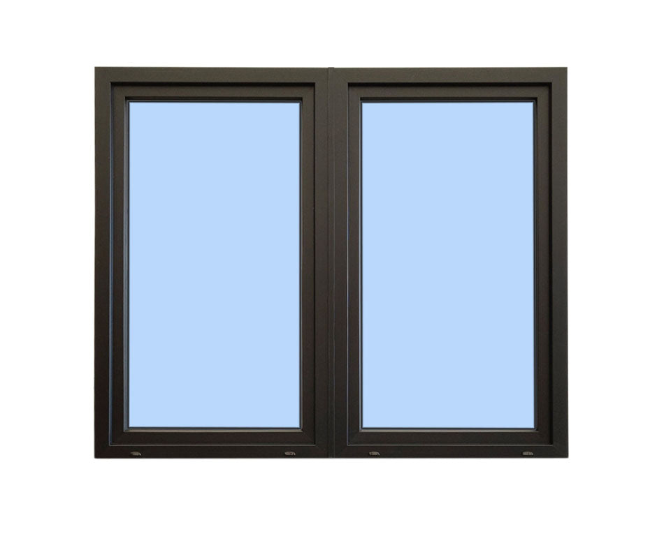 72"x48" Double Sash European uPVC Tilt and Turn Window