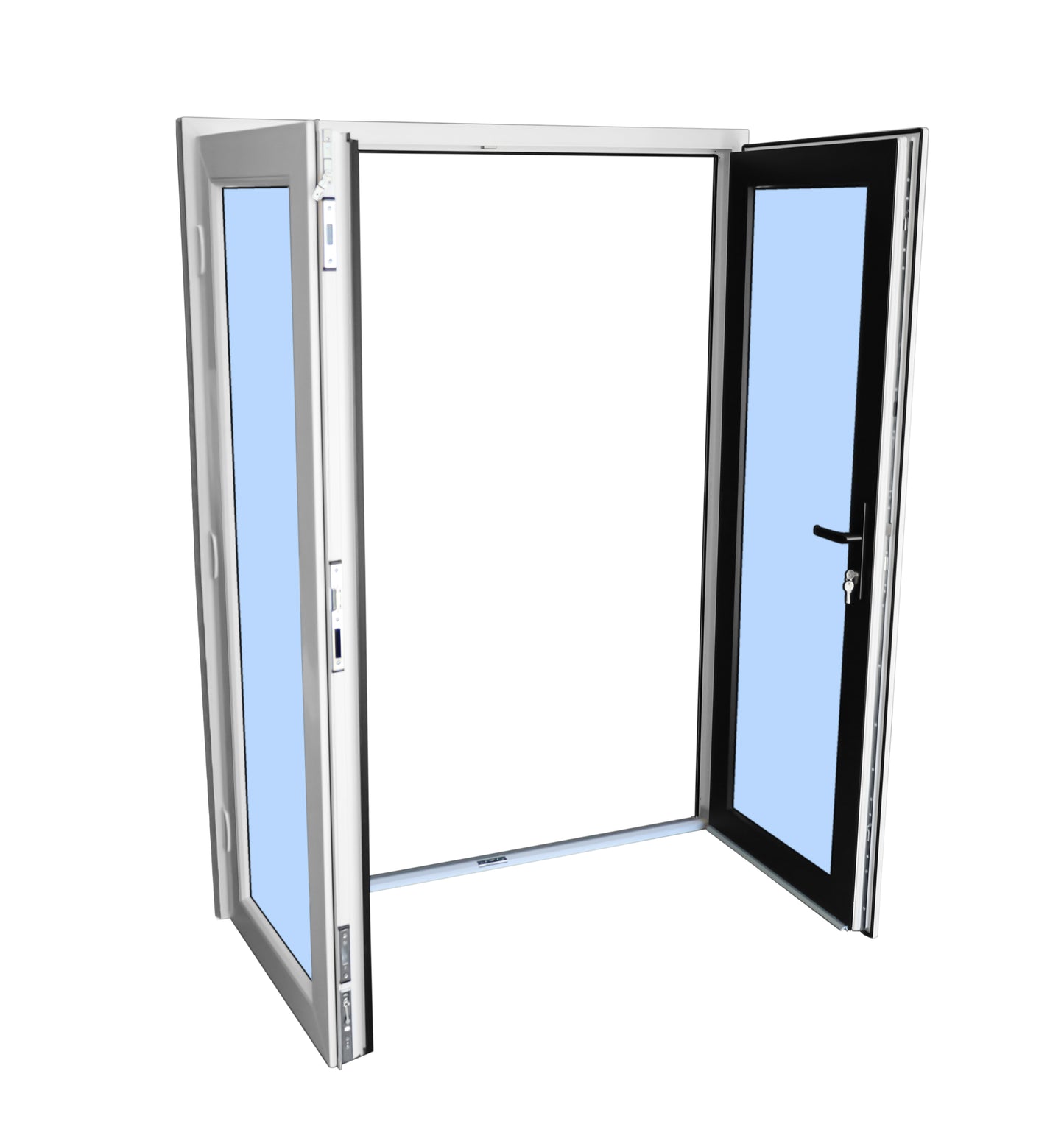 Double Exterior Glass Door 72" x 80"