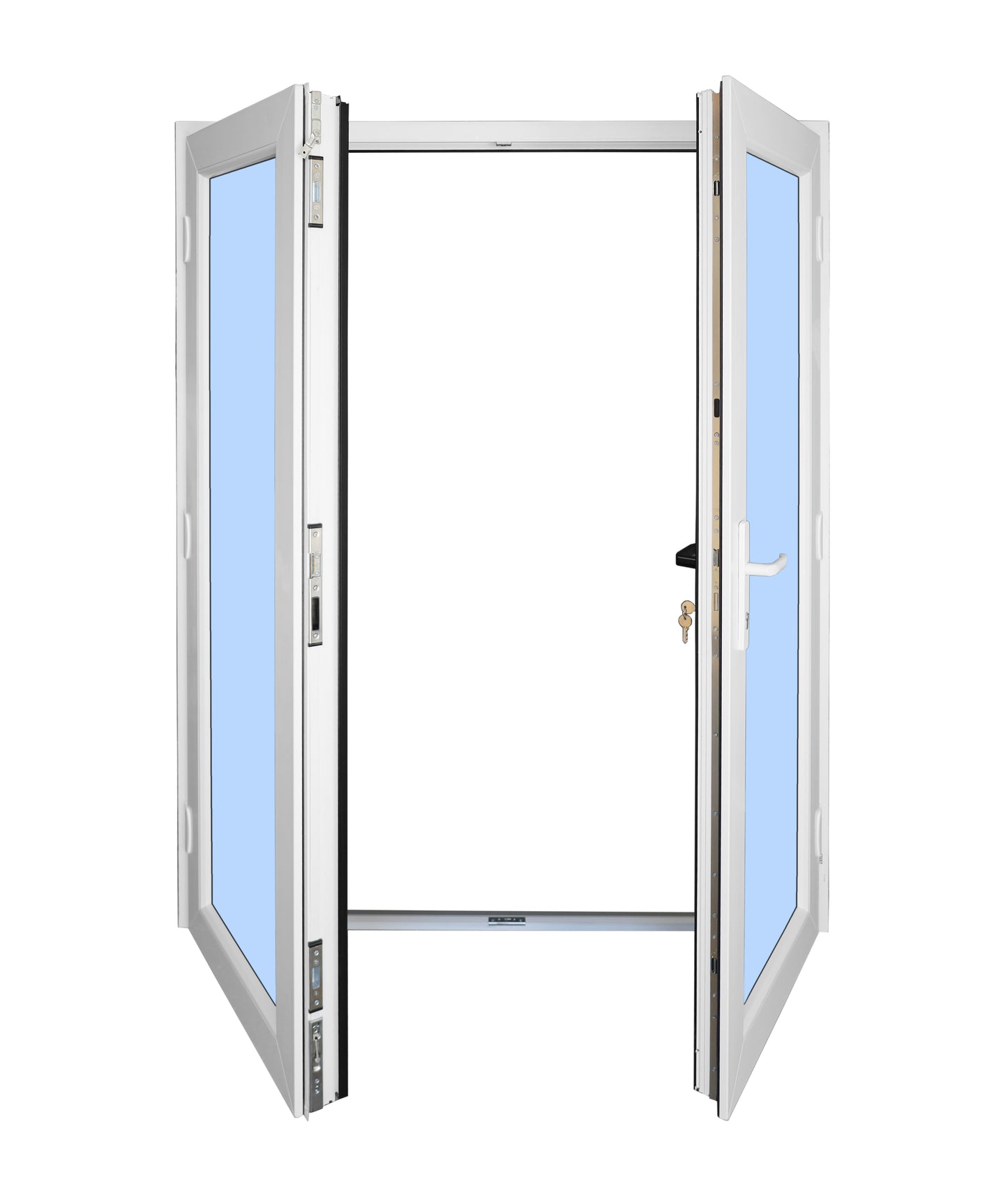Double Exterior Glass Door 72" x 80"