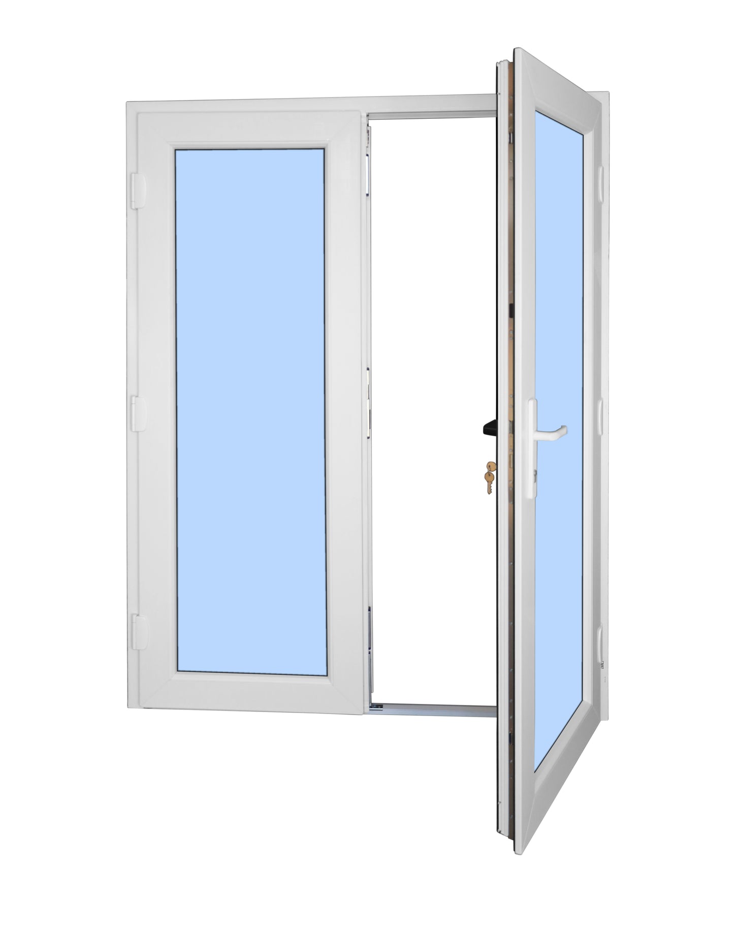 Double Exterior Glass Door 72" x 80"
