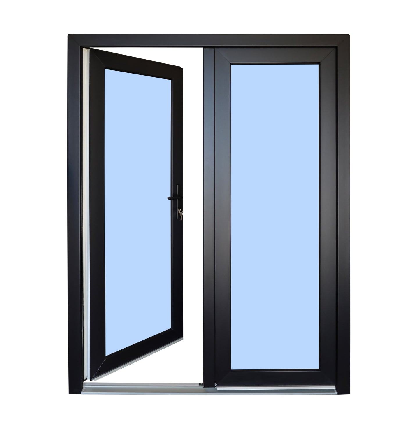 Double Exterior Glass Door 72" x 80"