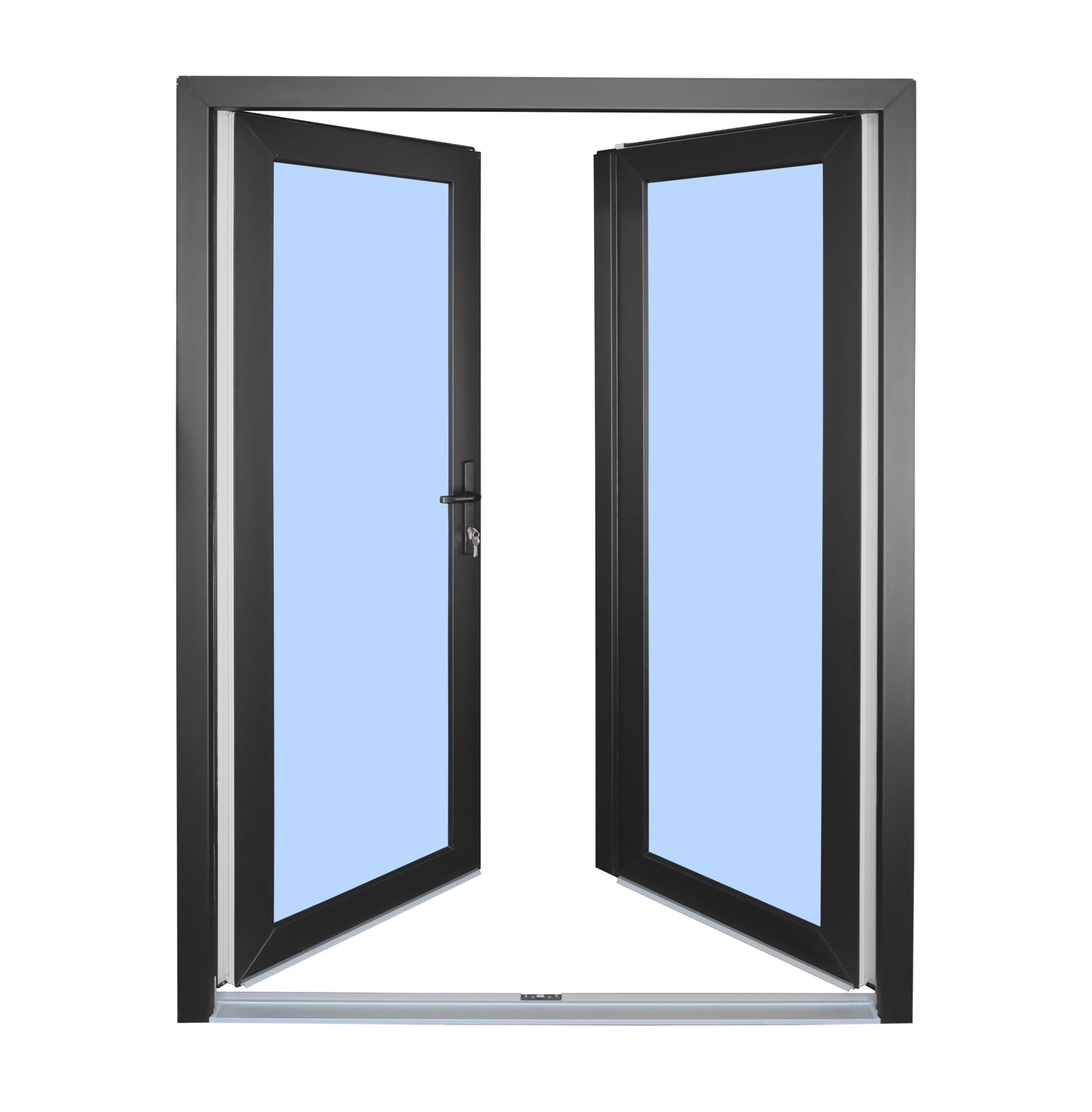 Double Exterior Glass Door 72" x 80"