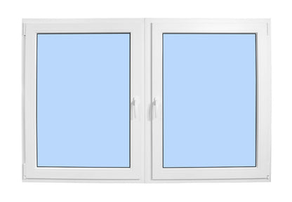 72"x48" Double Sash European uPVC Tilt and Turn Window