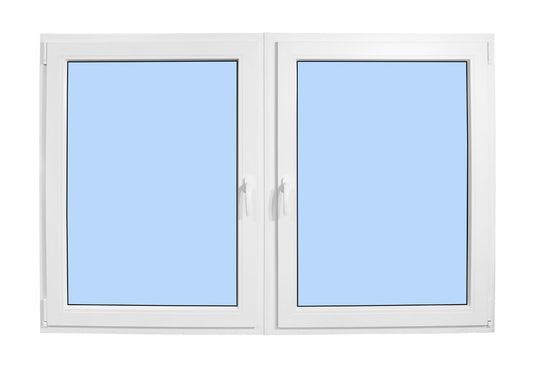 48"x48" European uPVC Tilt and Turn Window Double Sash