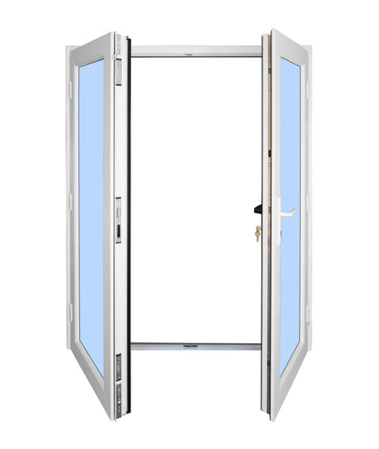 Double Exterior Glass Door 60"x 80"