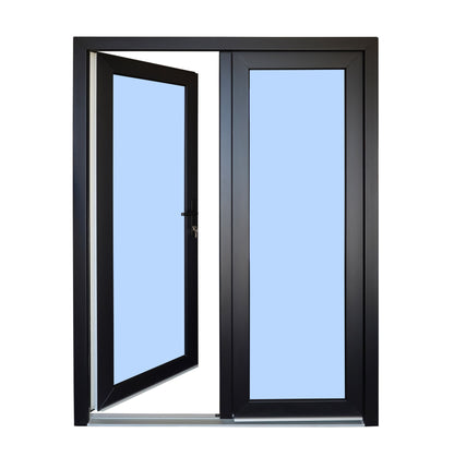 Double Exterior Glass Door 60"x 80"