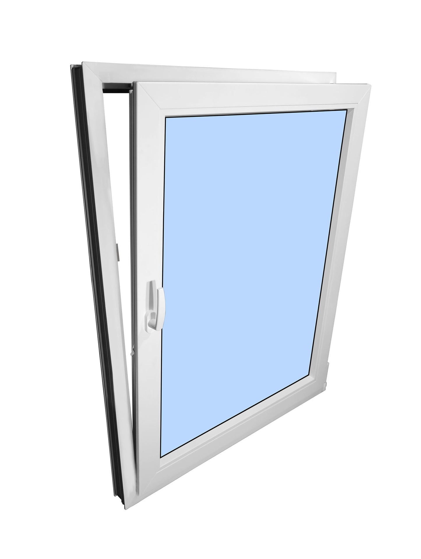 28"x72" European uPVC Tilt and Turn Window