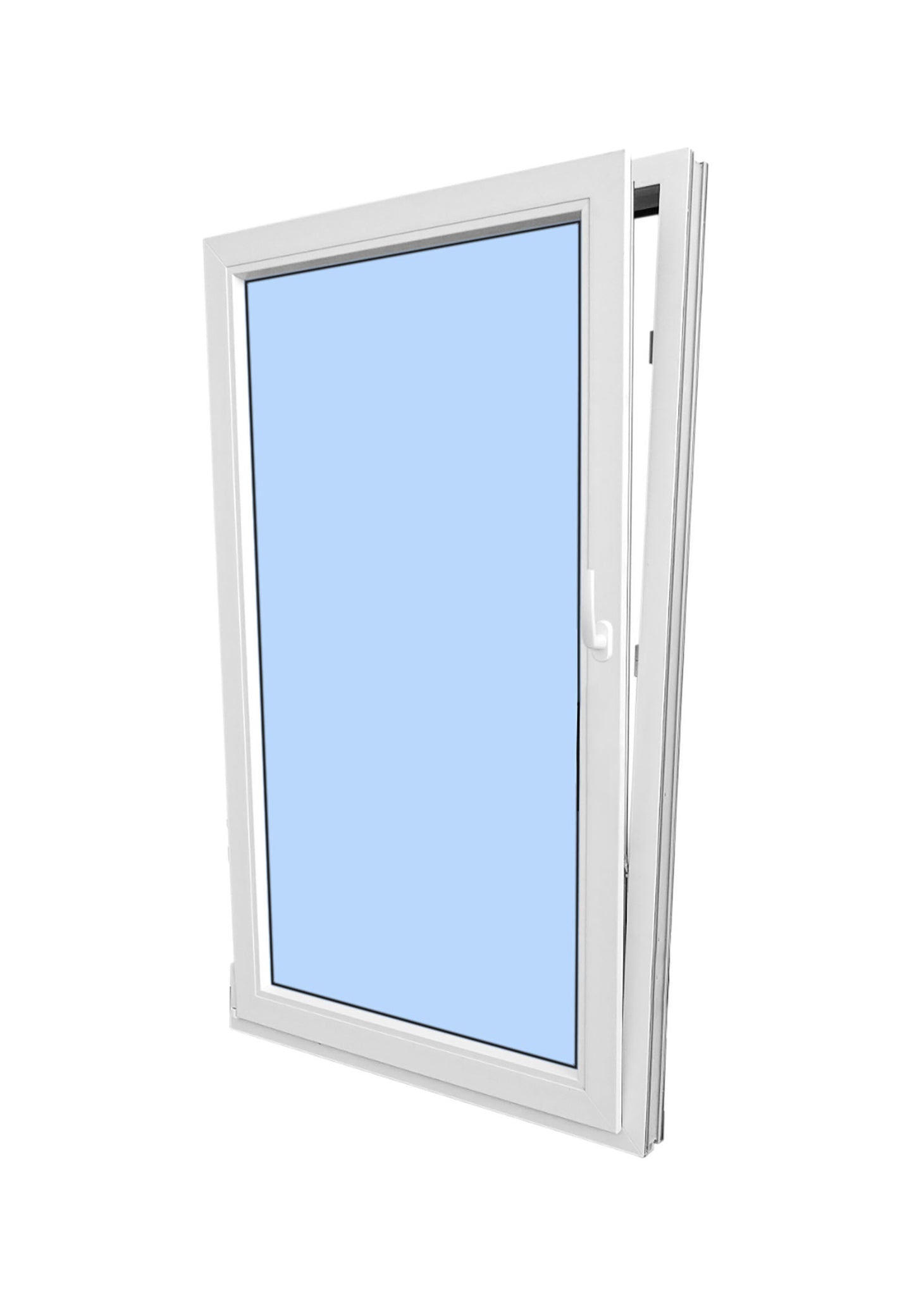 28"x72" European uPVC Tilt and Turn Window